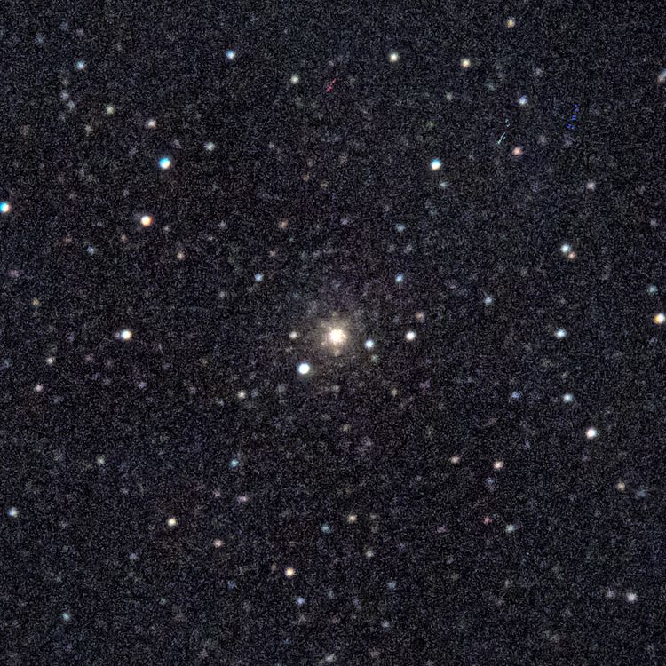 NGC6316 captured through a telescope eyepiece using a smartphone camera - Afocal Astrophotography