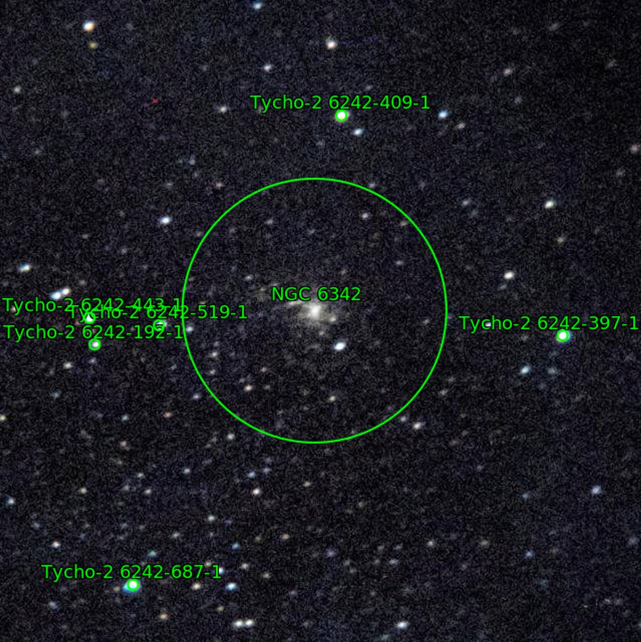 Annotation around NGC6342