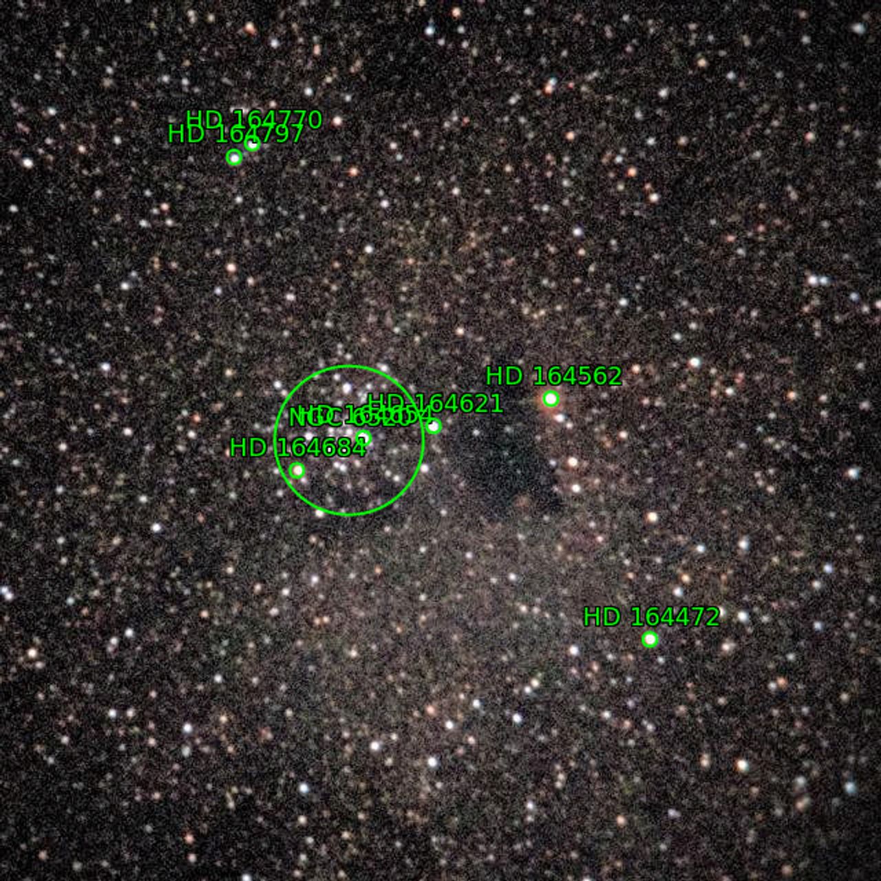 Annotation around NGC6520