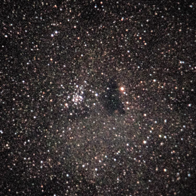 NGC6520 captured through a telescope eyepiece using a smartphone camera - Afocal Astrophotography