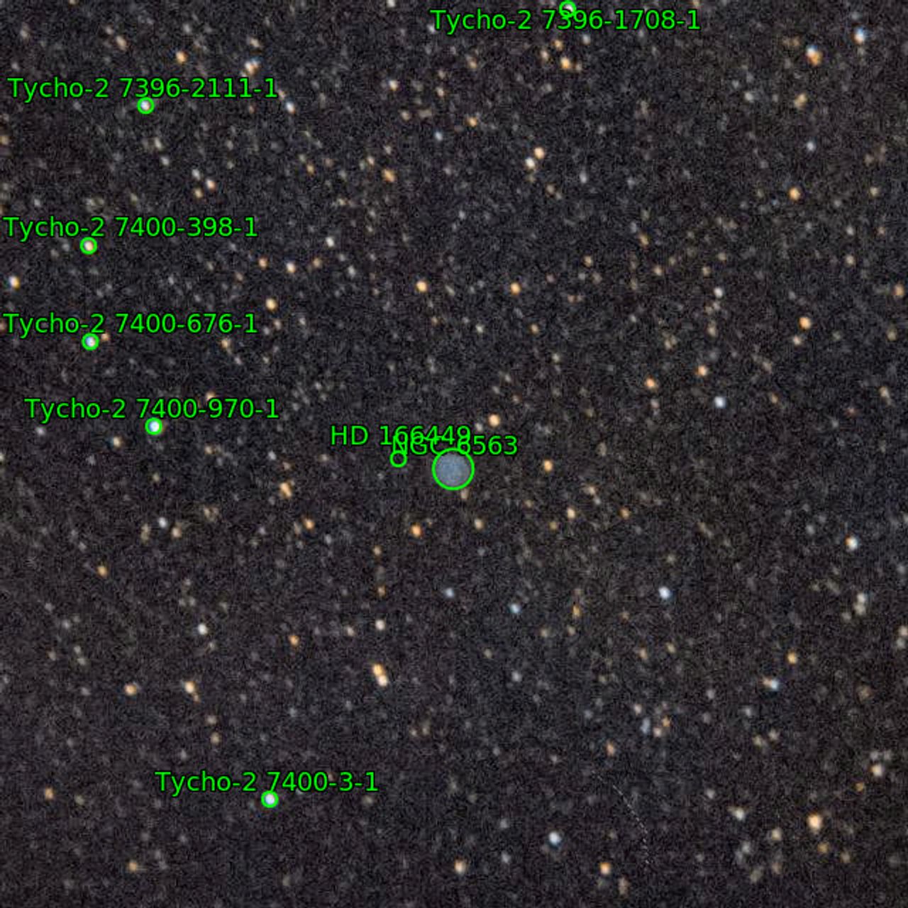 Annotation around NGC6563