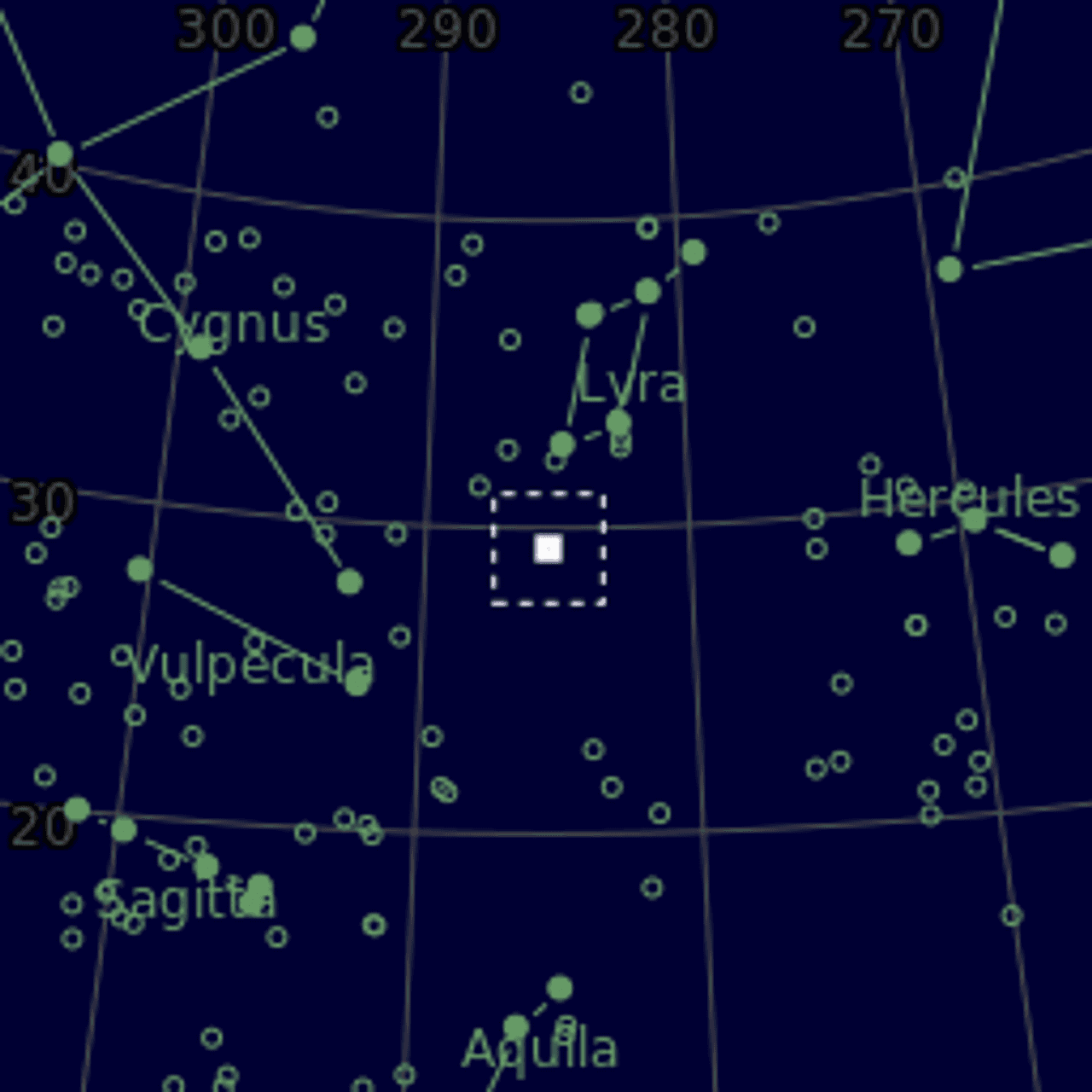 Star map of NGC6743