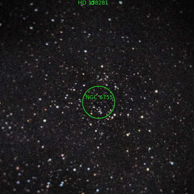 Annotation around NGC6755