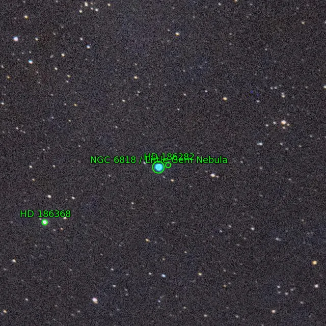 Annotation around NGC6818