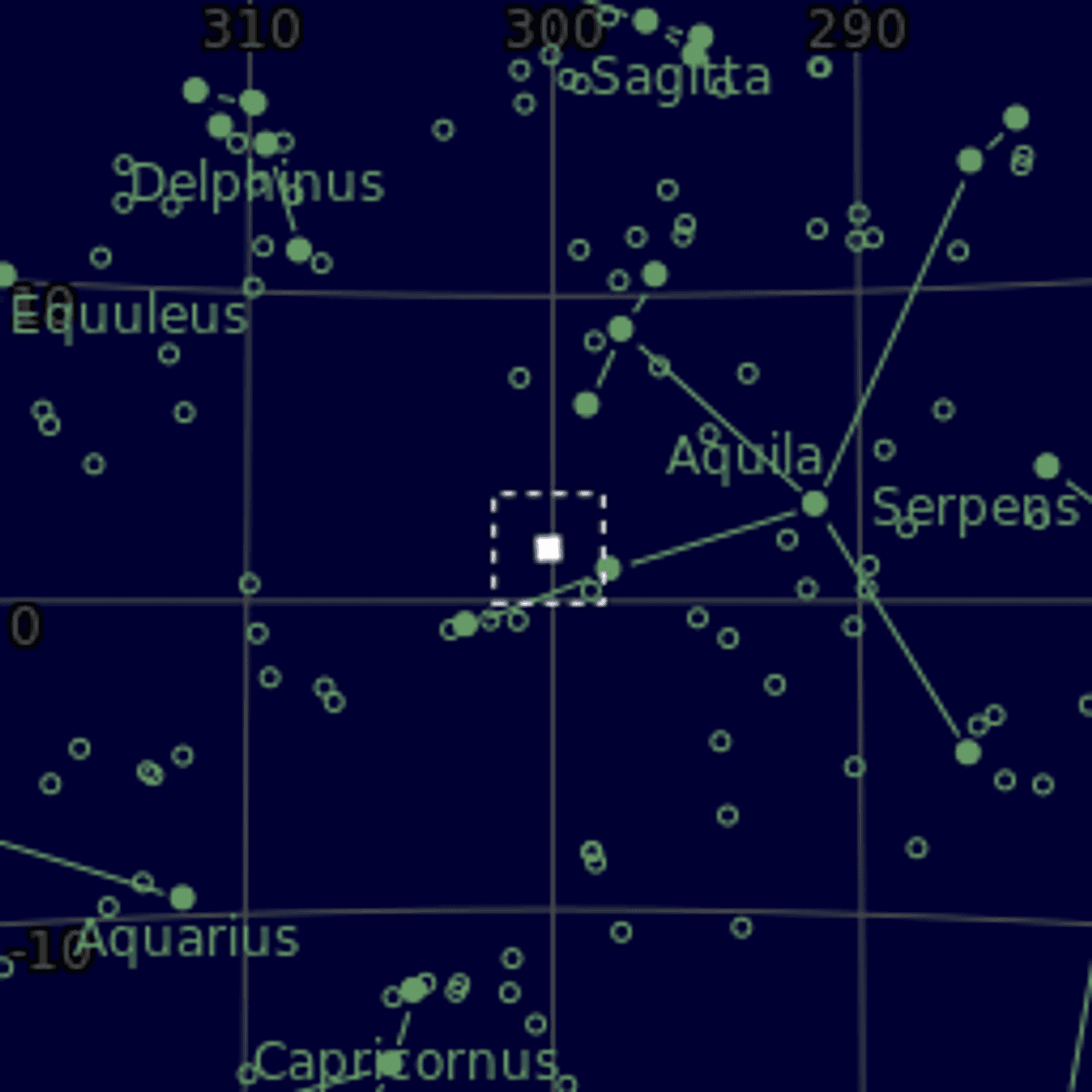 Star map of NGC6852