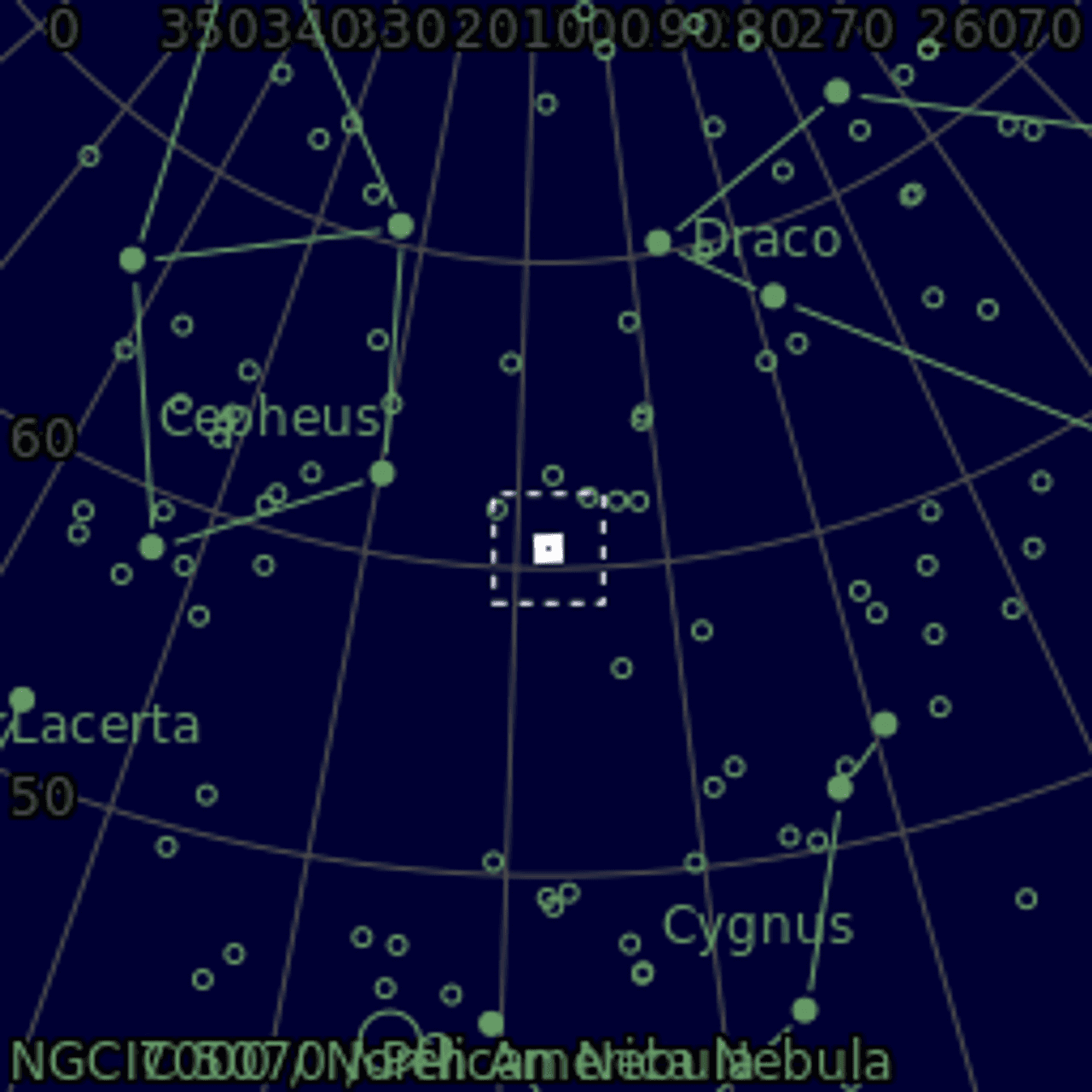 Star map of NGC6939