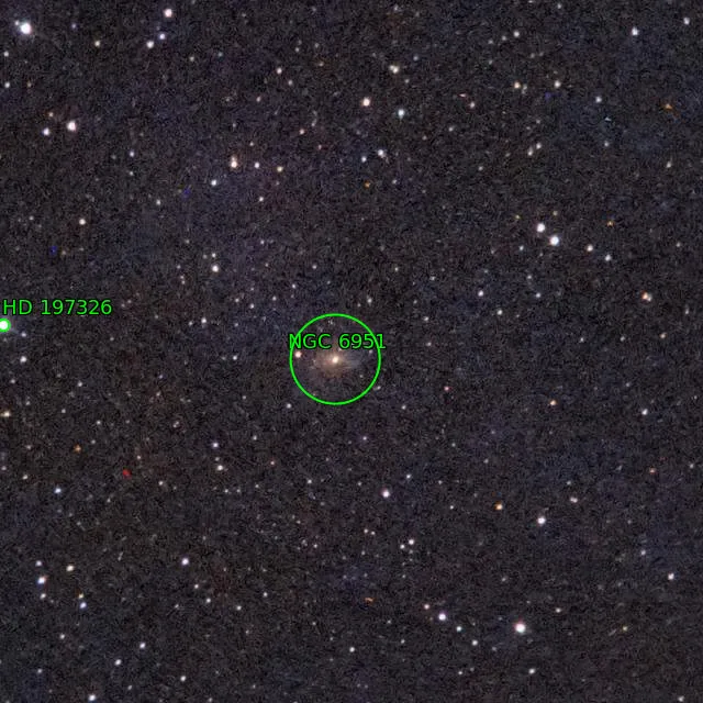 Annotation around NGC6951