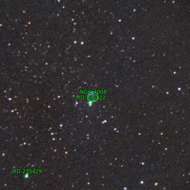 Annotation around NGC7008