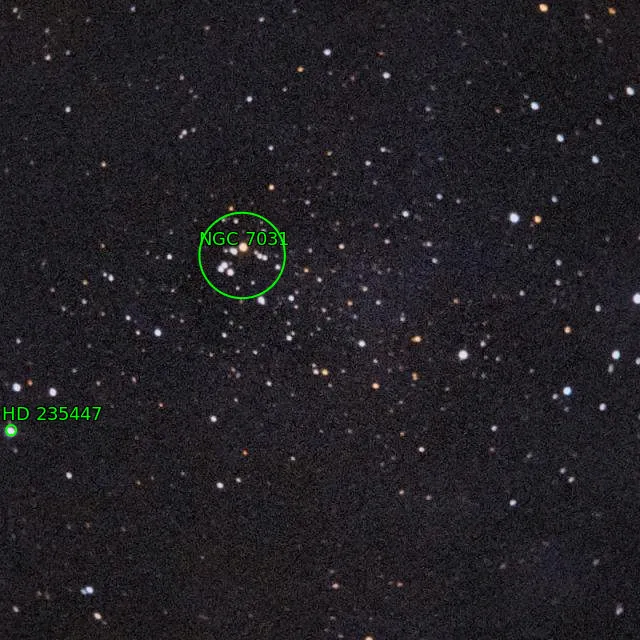 Annotation around NGC7031