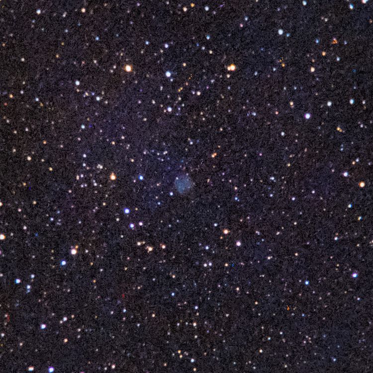 NGC7139 captured through a telescope eyepiece using a smartphone camera - Afocal Astrophotography