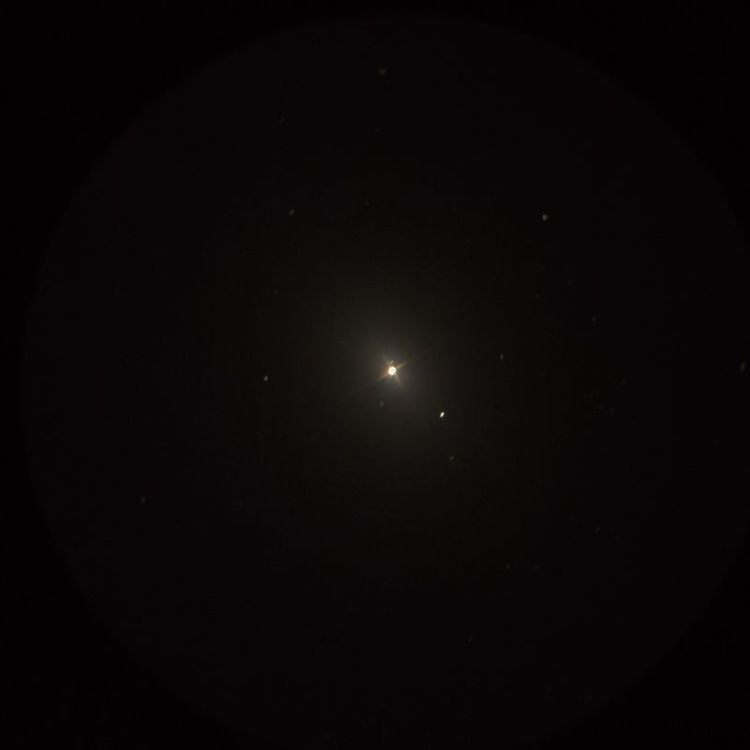 ドゥベー（Dubhe） captured through a telescope eyepiece using a smartphone camera - Afocal Astrophotography